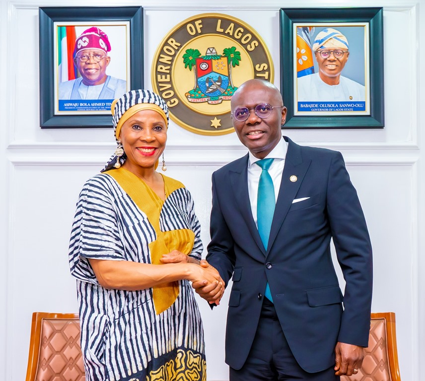 GOVERNOR SANWO-OLU RECEIVES UN ASSISTANT SECRETARY GENERAL AND REGIONAL DIRECTOR, UNDP AFRICA, MS. AHUNNA EZIAKONWA
